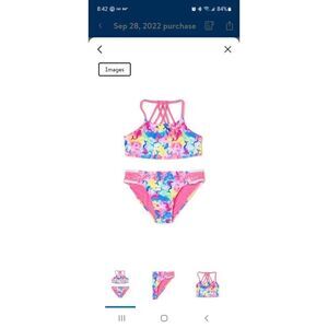Girls mermaid bikini set 